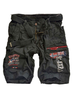 Short homme imprimé noir chic printemps été