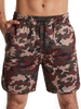 Short pour homme avec cordon de serrage à la taille Street Wear Short rouge pour homme
