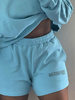Shorts Femme Imprimé Décontracté avec Poches Unicolore Shorts Eté Femme