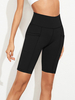 Shorts pour femmes Pantalon de survêtement décontracté en polyester à taille surélevée