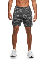 Shorts pour hommes Camouflage Summer Street Wear Bas de plage gris clair
