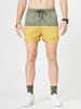 Shorts pour hommes Color Block Taille élastique Automne"idien Casual Hunter Green Beach Bottoms