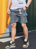 Shorts pour hommes taille élastique automne short gris décontracté pour hommes