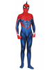 SipderMan araignée Punk Cosplay Costume bleu Zentai costumes complet du corps Lycra Spander Punk LycraJumpsuit