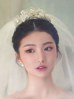 Sliver Headpiece Headwear Headwear Perle Bridal Cheveux Accessoires