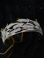 Sliver Mariage Headpieces Headwear Strass Strass Métal Accessoires pour la mariée
