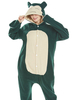 Snorlax Kigurumi Carnaval Onesie Flanelle Bouton Pokemon Up Jumpsuit Déguisements Halloween