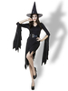 Sorcière Halloween Costumes Couleur Noir Femmes Bloc Retro Couvre-chef du Parti Polyester Fêtes Costumes