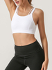 Soutien-gorge de sport à bretelles dos nu push up soutien-gorge rembourré hauts dentraînement