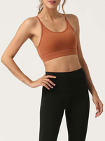 Soutien-gorge de sport découpé Yoga Tops soutien-gorge dentraînement