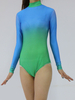 Spandex Zentai costume Ombre manches longues Lycra justaucorps pour les femmes Déguisements Halloween