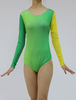 Spandex Zentai costume Ombre vert manches longues Lycra justaucorps pour les femmes Déguisements Halloween