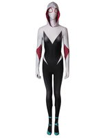 Spider Man - Costume de Cosplay de Gwen Stacy dans le Film Into The Spider-Verse Déguisements Halloween