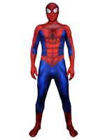 Spider Man - Costume de cosplay en Combinaison de Spiderman Peter Parker Déguisements Halloween