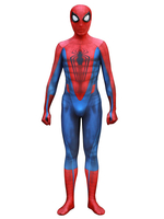 Spider-Man Cosplay Film Spider Man en Rouge Combinaison en Spandex Marvel Comics Déguisements Halloween