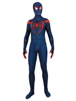 Spider Man Miles Morales PS5 Cosplay Costume bleu combinaison Déguisements Halloween