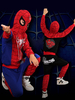 Spiderman Costume Déguisements Halloween Enfants Haut Et Pantalon Ensemble