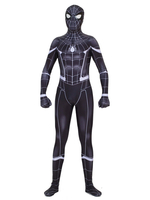 Spiderman Homecoming Cosplay Combinaison Noir Lycra Spandex Marvel Comics Costume