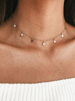Star Charm Collier Chaîne Pendentif Collier Cadeau De Noël Pour Elle