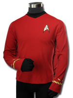 Star Trek Montgomery Scott Cosplay Costume chemise à manches longues T Déguisements Halloween