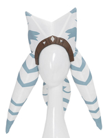 Star Wars Ahsoka Tano Cosplay chapeau oreilles de chat capuche blanc bleu Polyester TV drame Cosplay chapeau