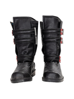 Star Wars The Clone Wars Cosplay chaussures en cuir PU bottes noires