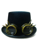 Steampunk Chapeau noire rétro Engrenage Accessoires de costumes Déguisements Halloween