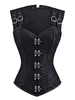 Steampunk Corset Vintage Jacquard Déguisements Halloween Costume pour Femmes