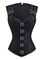 Steampunk Corset Vintage Jacquard Déguisements Halloween Costume pour Femmes
