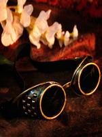 Steampunk Déguisements Halloween Lunettes Bronze Lunettes Vintage Costume Accessoires Déguisements Halloween