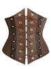 Steampunk Jaquette bicolore laçage en Synthétique cuir Costume royale de Toussaint Déguisements Halloween