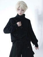 Steampunk Lolita Manteaux Noir Top Automne Lolita