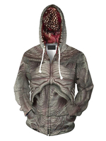 Stranger Things Costume Demogorgon Sweat à capuche imprimé 3D