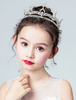 Strass argent fille de couronne de fille royale couronne enfants headpieces