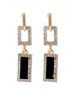 Strass Hoop boucles d