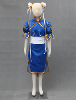 Street Fighter Chun Li Déguisements Halloween Cosplay Costume pour enfant Déguisements Halloween Robe de Fille Déguisement