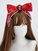 Style chinois Lolita coiffure rouge dentelle polyester fibre accessoire fleurs Lolita bandeau Déguisements Halloween