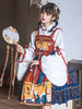 Style chinois Lolita JSK Robe Ukiyoe Lace Up Lolita Jumper Jupes Déguisements Halloween