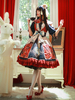 Style chinois Lolita OP Robe Infanta Kimono Plissé Fringe Plissé Lolita Robes One Piece Déguisements Halloween