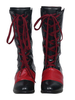 Suicide Squad Harley Quinn Cosplay Chaussures Faux Cuir Cosplay Botte