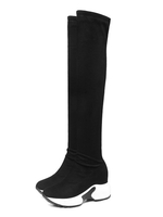 Sur le genou Sneaker Bout rond Cuisse Bottes hautes