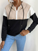 Sweat à Capuche Femme avec Manches Longues à Zip Sweat Femme