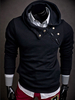 Sweat à capuche noir à capuche pour hommes