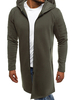 Sweat À Capuche Veste En Polyester À Manches Longues Pour Hommes