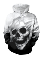 Sweats à capuche pour hommes à capuche manches longues en polyester effrayant