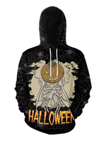 Sweats à capuche pour hommes à capuche manches longues en polyester effrayant