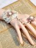 Sweet Lolita Accessoires Abricot Dentelle Chaînes Fleurs Fibre Polyester Accessoire Dentelle Divers