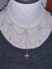 Sweet Lolita Accessoires Chaînes Perles Blanches Tour de Cou Fibre Polyester Divers