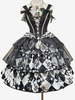 Sweet Lolita Accessoires Choker Fleurs Perles Rouges Divers