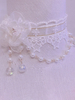 Sweet Lolita Accessoires Dentelle Blanche Chaînes Choker Fibre Polyester Divers